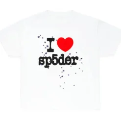 Sp5der I Heart SP5DER Tee White